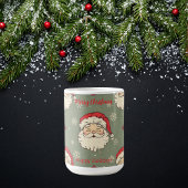 Personalisierter Vintager Weihnachtsmann Kaffeetasse