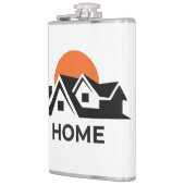 Personalisierter Vinyl-Wrapped Flask Flachmann (Links)