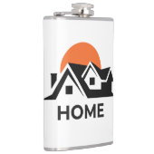 Personalisierter Vinyl-Wrapped Flask Flachmann (Rechts)