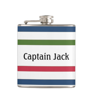 Personalisierter Vinyl-Wrapped Flask Flachmann