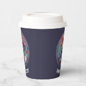 Personalisierter Virgo zodiac-Schild Pappbecher (Links)