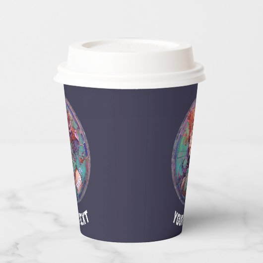 Personalisierter Virgo zodiac-Schild Pappbecher (Links)