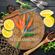 Personalisierter Vogel des Paradies Woven Wicker M