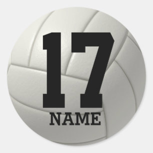 Personalisierter Volleyball (addieren Sie Ihren Runder Aufkleber