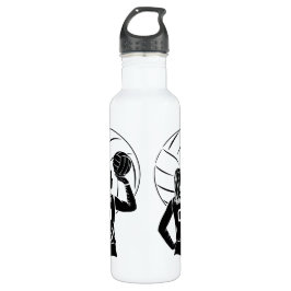 Personalisierter Volleyball-Individuelle Name, Num Edelstahlflasche