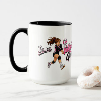 Personalisierter Volleyball Mädchen Tasse