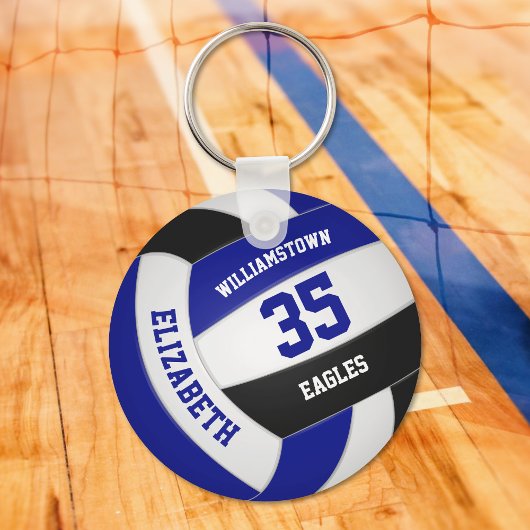 Personalisierter Volleyball-Name Schlüsselanhänger
