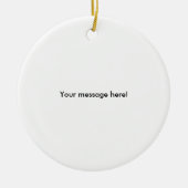 Personalisierter Volleyball (Name und Teamzahl) Keramikornament (Vorne)