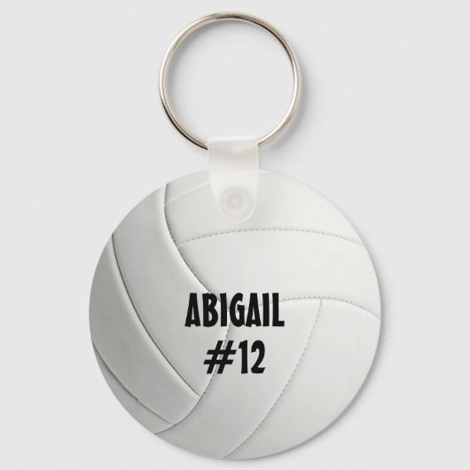 Personalisierter Volleyball-Schlüsselanhänger Schlüsselanhänger (Vorderseite)