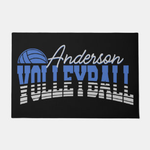 Personalisierter Volleyball Spieler ADD NAME Team  Fußmatte