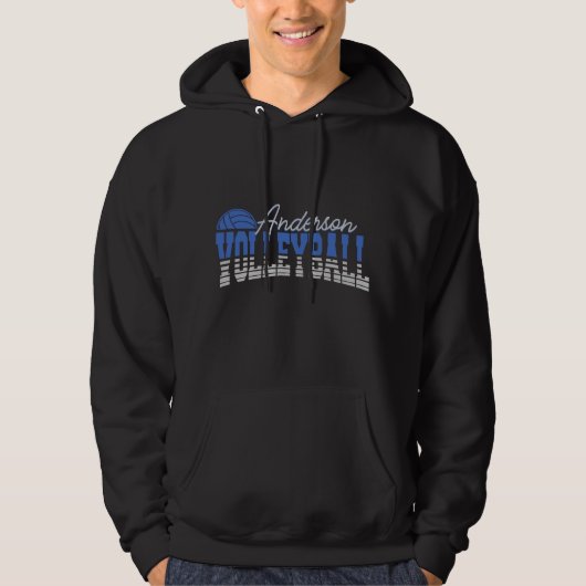 Personalisierter Volleyball Spieler ADD NAME Team  Hoodie (Vorderseite)