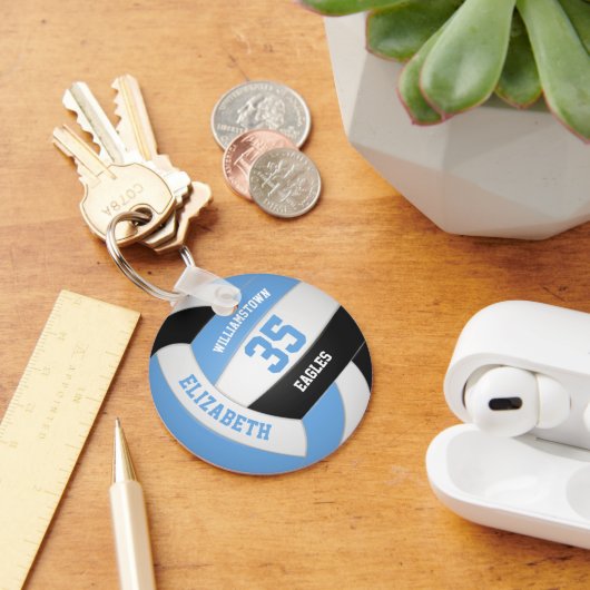 personalisierter Volleyball-Teamname Schlüsselanhänger (Schreibtisch)