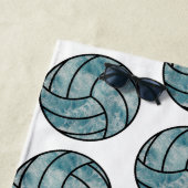 Personalisierter Volleyball, Volleyballgeschenk Strandtuch (Beispiel)