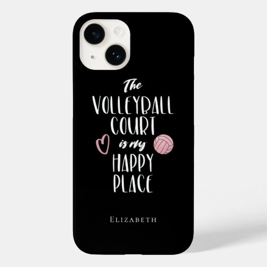 personalisierter Volleyballplatz Case-Mate iPhone Hülle (Rückseite)