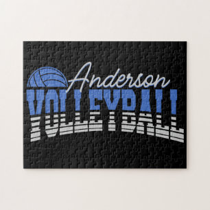 Personalisierter Volleyballspieler ADD NAME Team-C Puzzle
