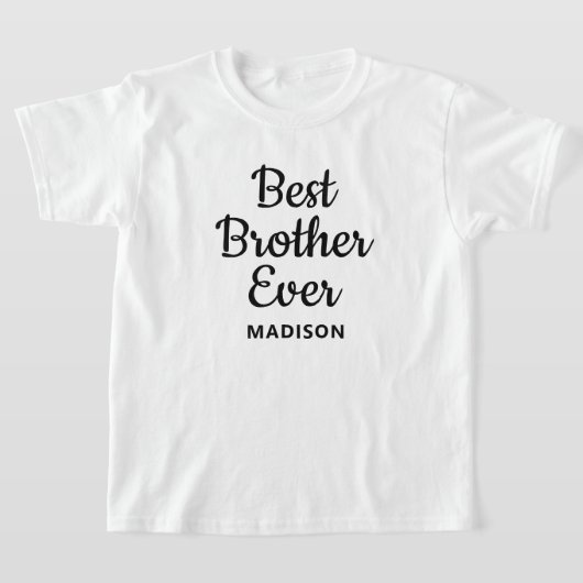 Personalisierter Vorderbruder T - Shirt (Ablage )