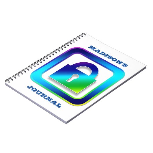 Personalisierter Vorlagenbenutzerdefinierter Text Notizblock (Linke Seite)