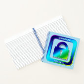 Personalisierter Vorlagenbenutzerdefinierter Text Notizblock (Innenseite)