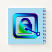 Personalisierter Vorlagenbenutzerdefinierter Text Notizblock (Rückseite)