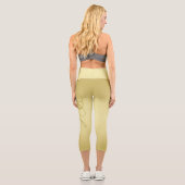 Personalisierter Vorlagenname für den Glamour Capri Leggings (Rückseite)