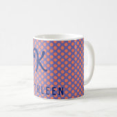 Personalisierter Vorname Kaffeetasse (VorderseiteRechts)