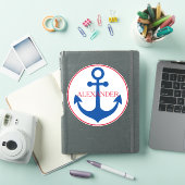 Personalisierter Vornehmer Anker Aufkleber (iPad Hülle)