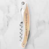 Personalisierter Vorschlag Bachelor Party Hochzeit Kellnermesser (Vorderseite)