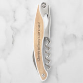Personalisierter Vorschlag Bachelor Party Hochzeit Kellnermesser (Rückseite)
