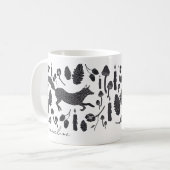 Personalisierter Waldbestand Foodland Animal Kaffeetasse (Vorderseite Links)