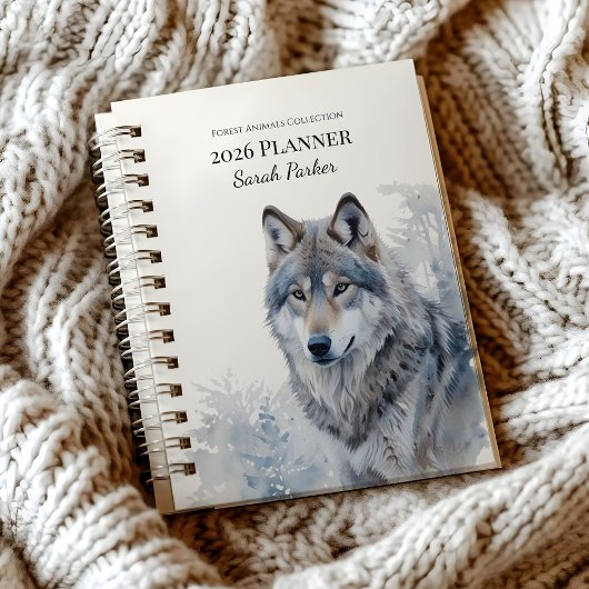 Personalisierter Waldtiere-Planer 2026 Planer