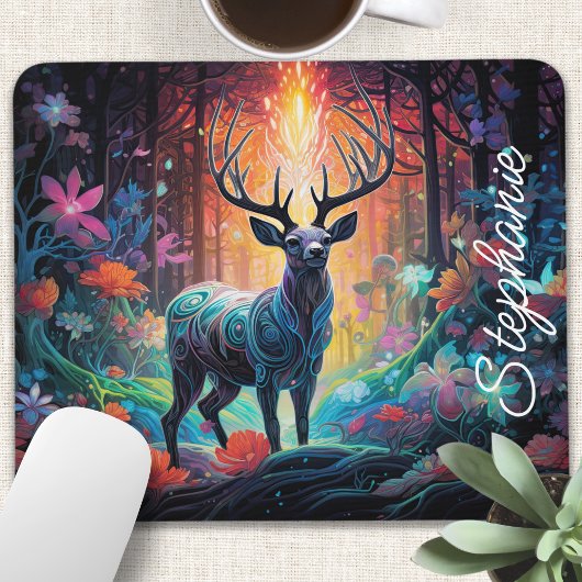 Personalisierter Waldwirbel Mousepad