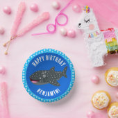 Personalisierter Walhai zum Geburtstag Cartoon Pappteller (Party)