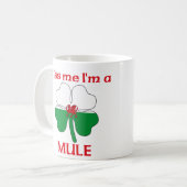 Personalisierter Waliser küssen mich, den ich Kaffeetasse (Vorderseite Links)