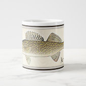 Personalisierter Walleye-Pike Jumbo-Tasse (Vorderseite)