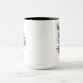 Personalisierter Wasserfarben-Fuchs-Wald-Tasse Tasse (Zentrum)