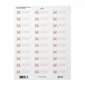 Personalisierter Wasserfarben-Hase Ostern  (Vorne)