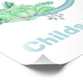 Personalisierter Wasserfarben-Letter-C-Fotoabdruck Fotodruck (Ecke)