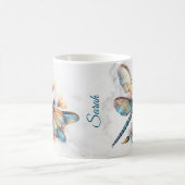 Personalisierter Wasserfarben-Libellen-Becher Kaffeetasse (Mittel)