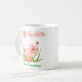 Personalisierter Wasserfarben-Ostereier-Becher Kaffeetasse (Vorderseite Links)