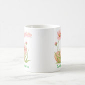 Personalisierter Wasserfarben-Ostereier-Becher Kaffeetasse (Mittel)