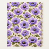 Personalisierter Wasserfarben-Planer mit blauen Mo Planer (Rückseite)