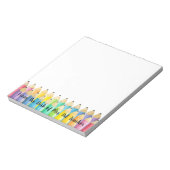 Personalisierter Wasserfarben Stift Lehrer Notepad Notizblock (Rotiert)