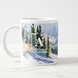 Personalisierter Wasserfarben-Tasse Aspen Colorado Jumbo-Tasse