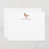 Personalisierter Wasserfarbenfleck Mitteilungskarte (Vorne/Hinten)