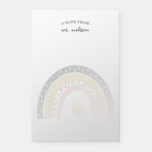 Personalisierter Wasserfarbenlehrer Post-it Klebezettel (Vorderseite)