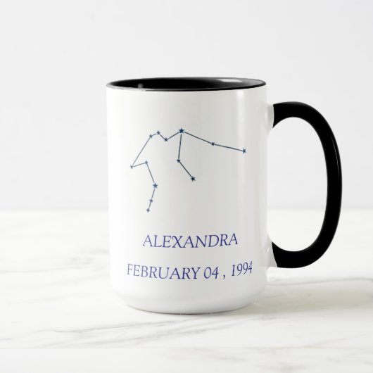 Personalisierter Wassermann-Sternbild-Becher - Ben Tasse (Rechts)