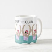 Personalisierter Wassersportclub Kaffeetasse (VorderseiteRechts)