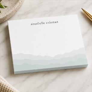 Personalisierter Watercolor Ombre-Notizblock Post-it Klebezettel