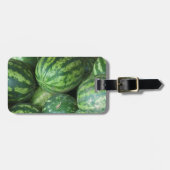 Personalisierter Watermelon-Hintergrund Gepäckanhänger (Vorderseite horizontal)