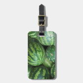 Personalisierter Watermelon-Hintergrund Gepäckanhänger (Vorderseite vertikal)
